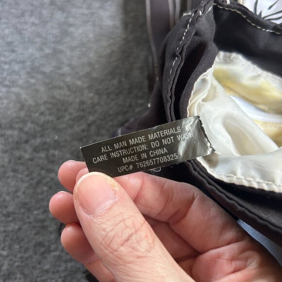 No Boundaries Vintage Y2k Backpack Black Surf Hawaii Tropical Bag Grunge Goth - Picture 13 of 15